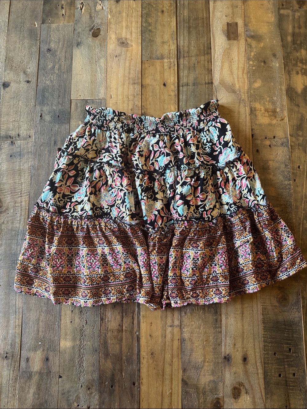 Rachel Zoe Floral Tiered Skirt.  Fits both M/L